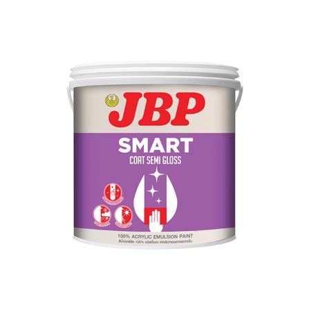 สีน้ำทาภายนอก JBP SMART COAT BASE D กึ่งเงา 1 แกลลอน_0