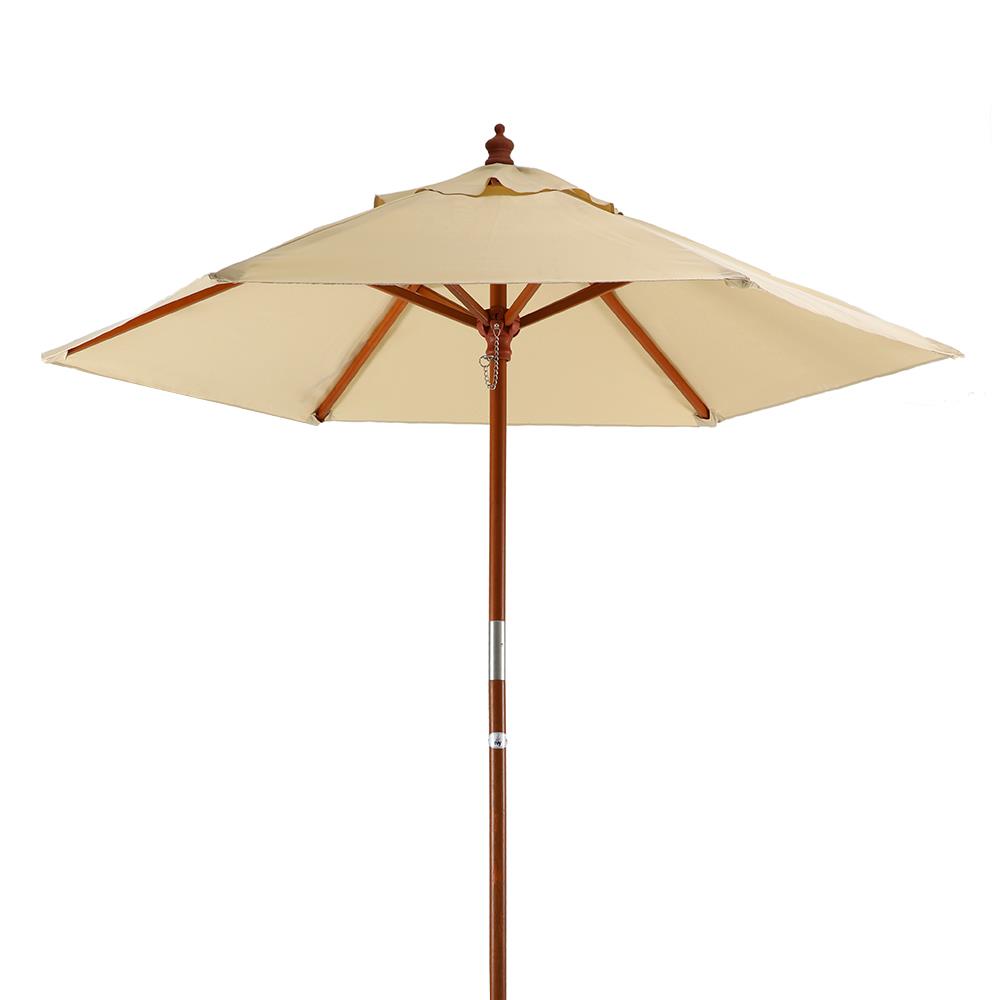 ร่มสนามกลม IVY WOOD 2.1 ม. สีครีม