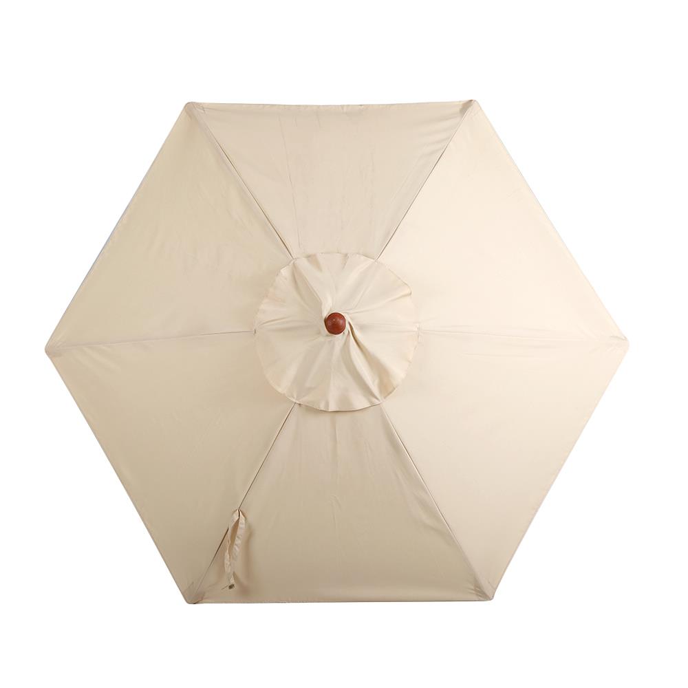 ร่มสนามกลม IVY WOOD 2.1 ม. สีครีม