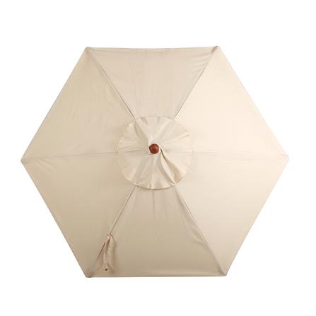ร่มสนามกลม IVY WOOD 2.1 ม. สีครีม_2