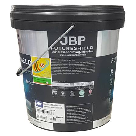 สีน้ำทาภายนอก ชนิดเนียน JBP FUTURESHIELD BASE A สีขาว 1 แกลลอน_1