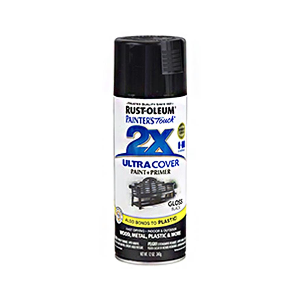 สีสเปรย์ RUST-OLEUM 2X 9127 FLATBLACK
