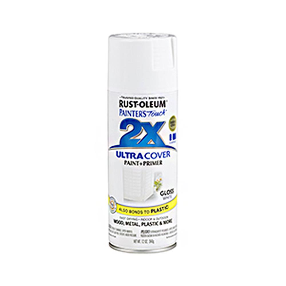 สีสเปรย์ RUST-OLEUM 2X 9126 FALT WHITE