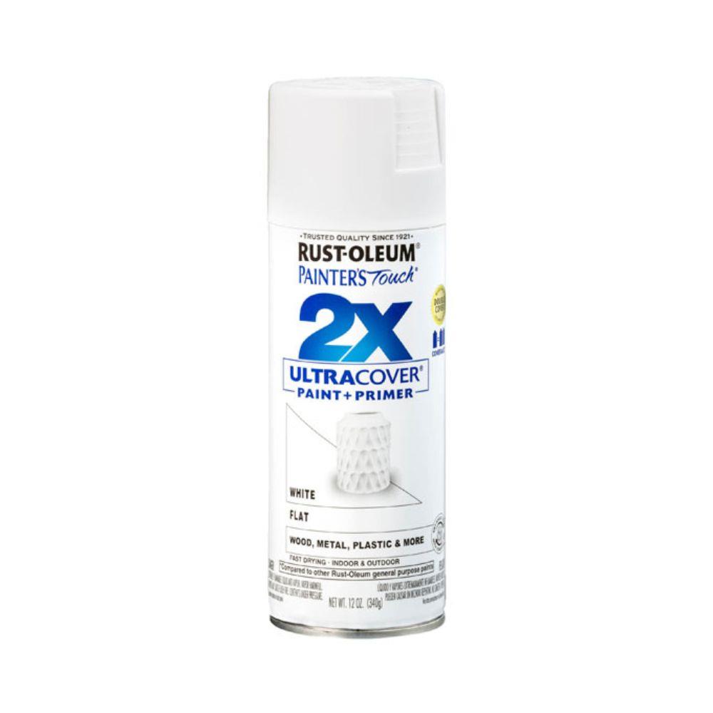 สีสเปรย์ RUST-OLEUM 2X 9126 FALT WHITE