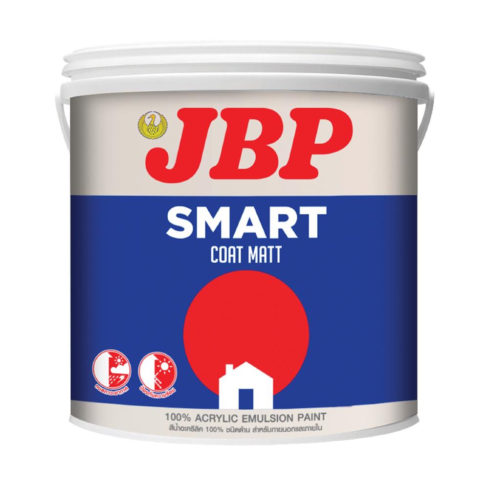 สีน้ำทาภายนอก ชนิดด้าน JBP SMART COAT BASE B 1 แกลลอน