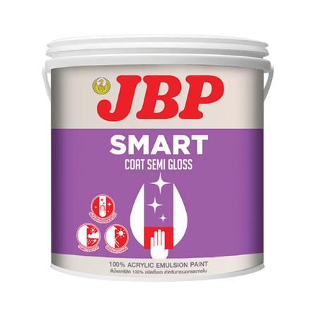 สีน้ำทาภายนอก JBP SMART COAT BASE A กึ่งเงา 1 แกลลอน_0