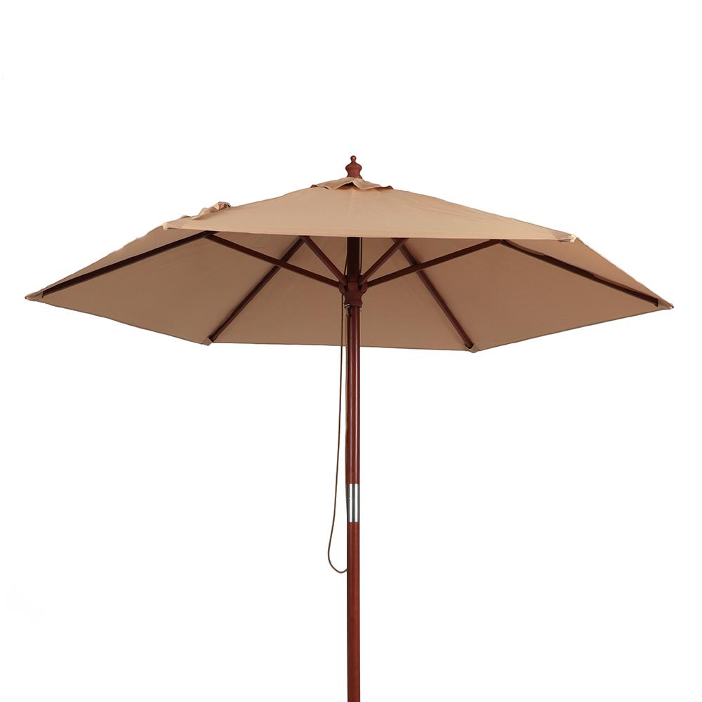 ร่มสนามกลม IVY WOOD 2.5 ม. สีครีม