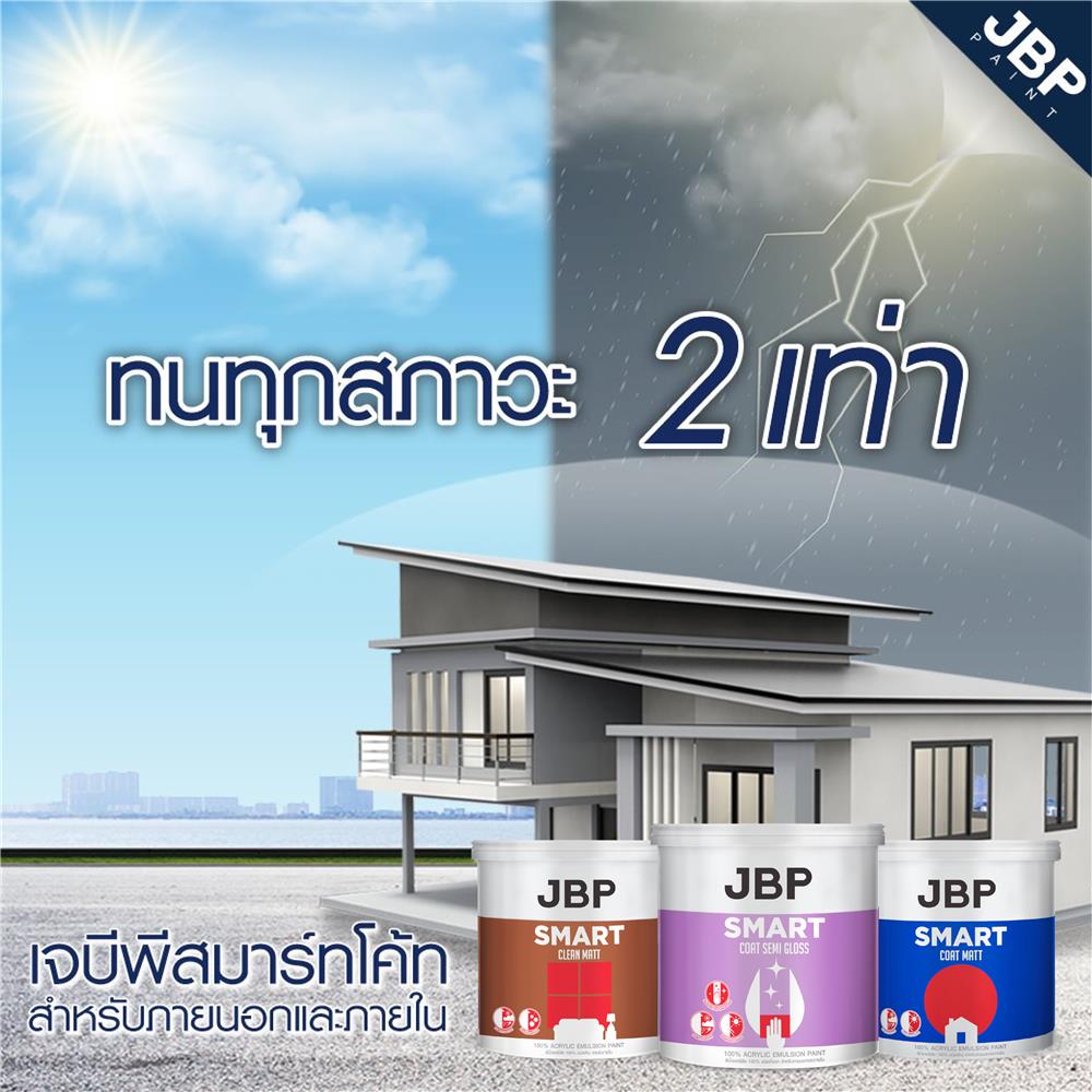 สีรองพื้นปูนใหม่กันด่าง JBP SMART COAT PRIMER 1 แกลลอน
