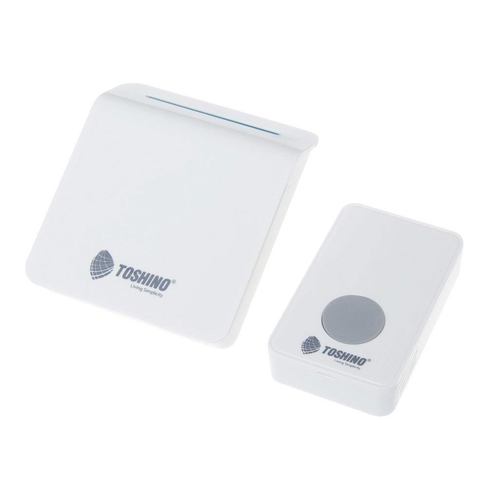 กระดิ่งไร้สายแบบเสียบปลั๊ก TOSHINO E-288 สีขาว