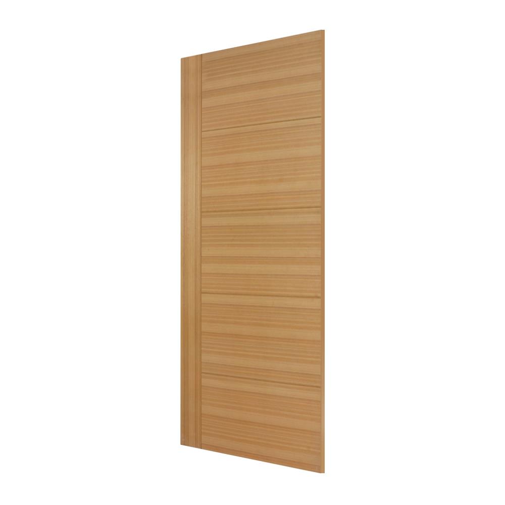 ประตูภายในอัดสักเซาะร่อง W RTG 2 90x200 ซม.