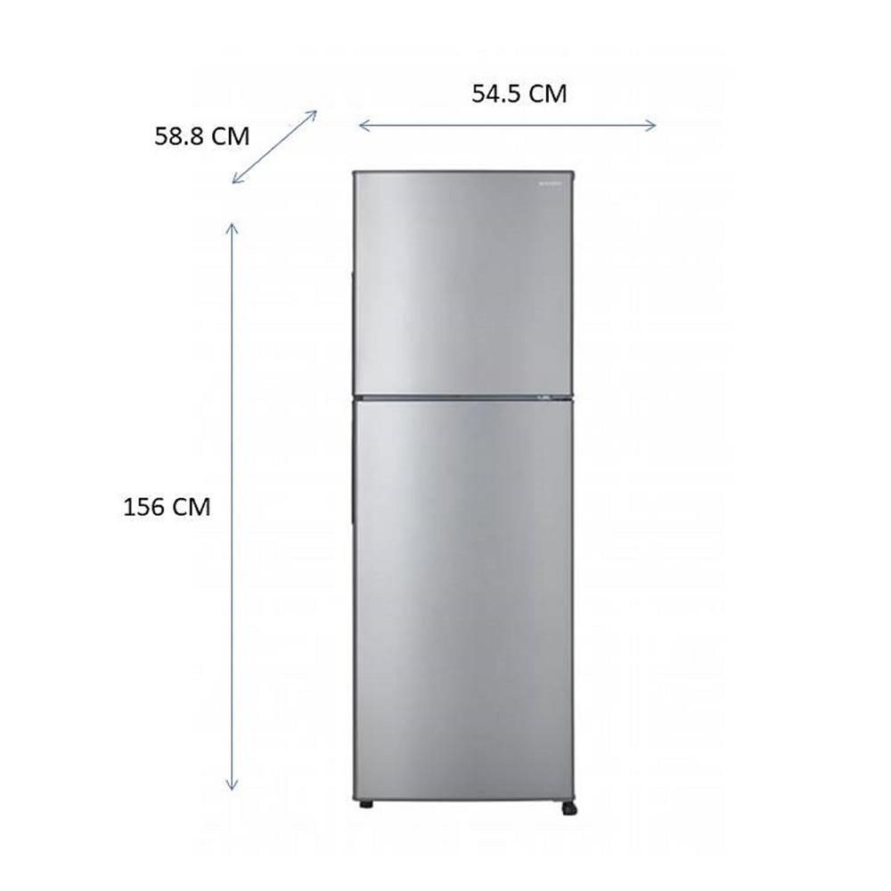 ตู้เย็น 2 ประตู SHARP SJ-Y22T-SL 7.9 คิว สีเงิน