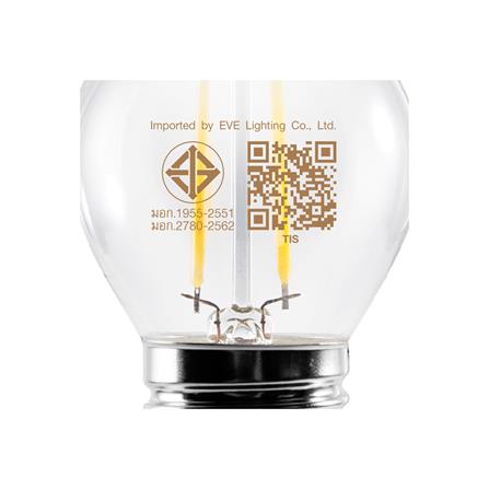 หลอด LED FILAMENT ROUND 2 วัตต์ WARMWHITE E27_2