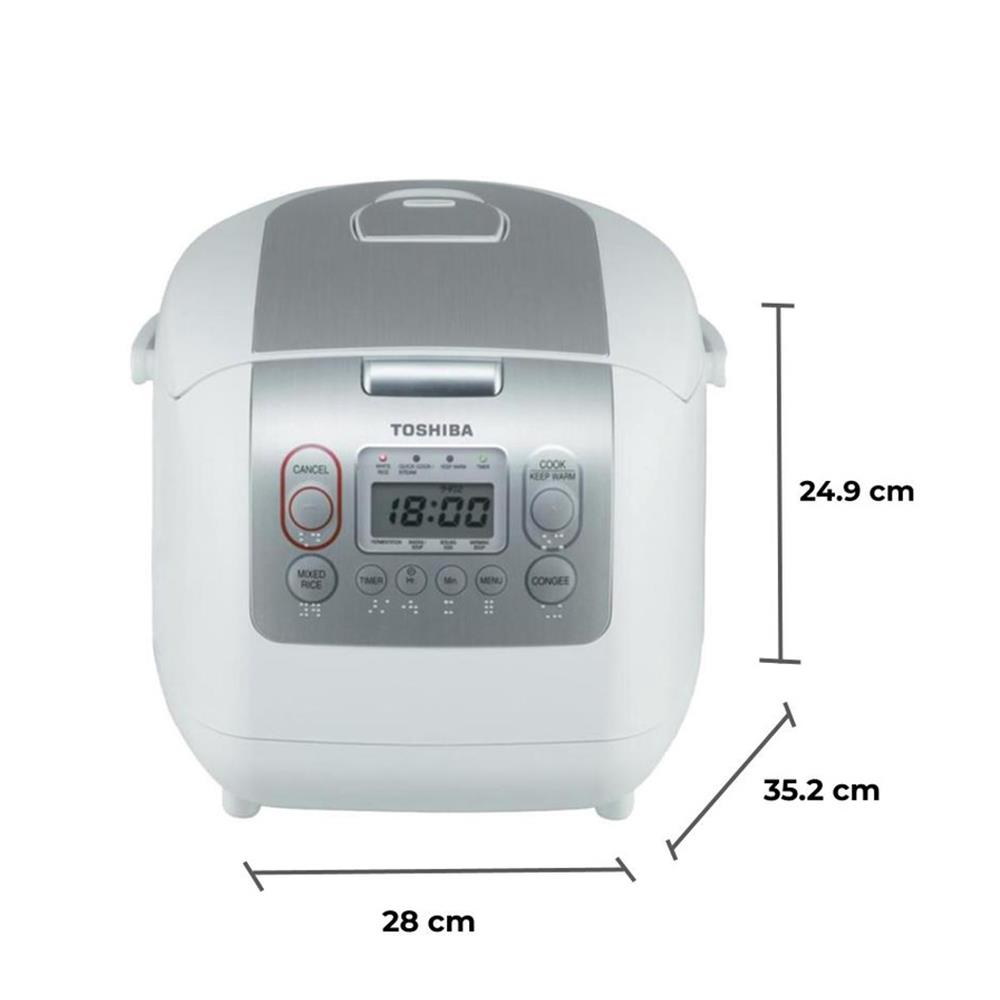 DIGITAL RICE COOKER TOSHIBA RC18NMF(WT)A 1.80L