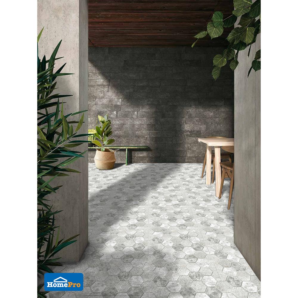 กระเบื้องพื้น 16x16 นิ้ว DURAGRES โดมินิค เทา A 1M2