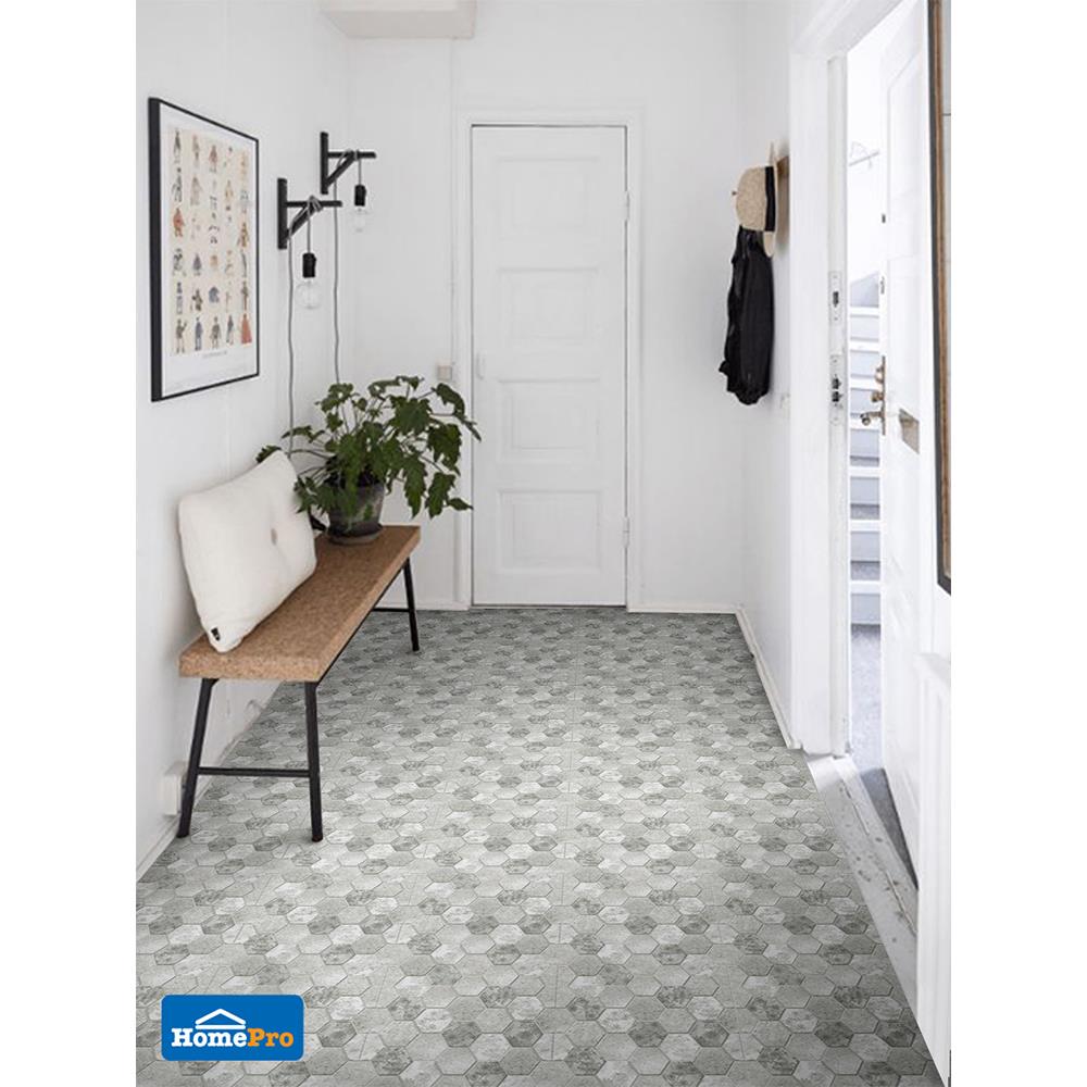 กระเบื้องพื้น 16x16 นิ้ว DURAGRES โดมินิค เทา A 1M2