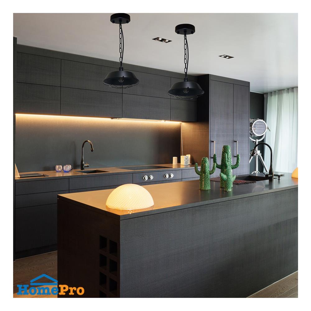 ไฟช่อ EVL CH-8072/1 สีดำ 1 หัว