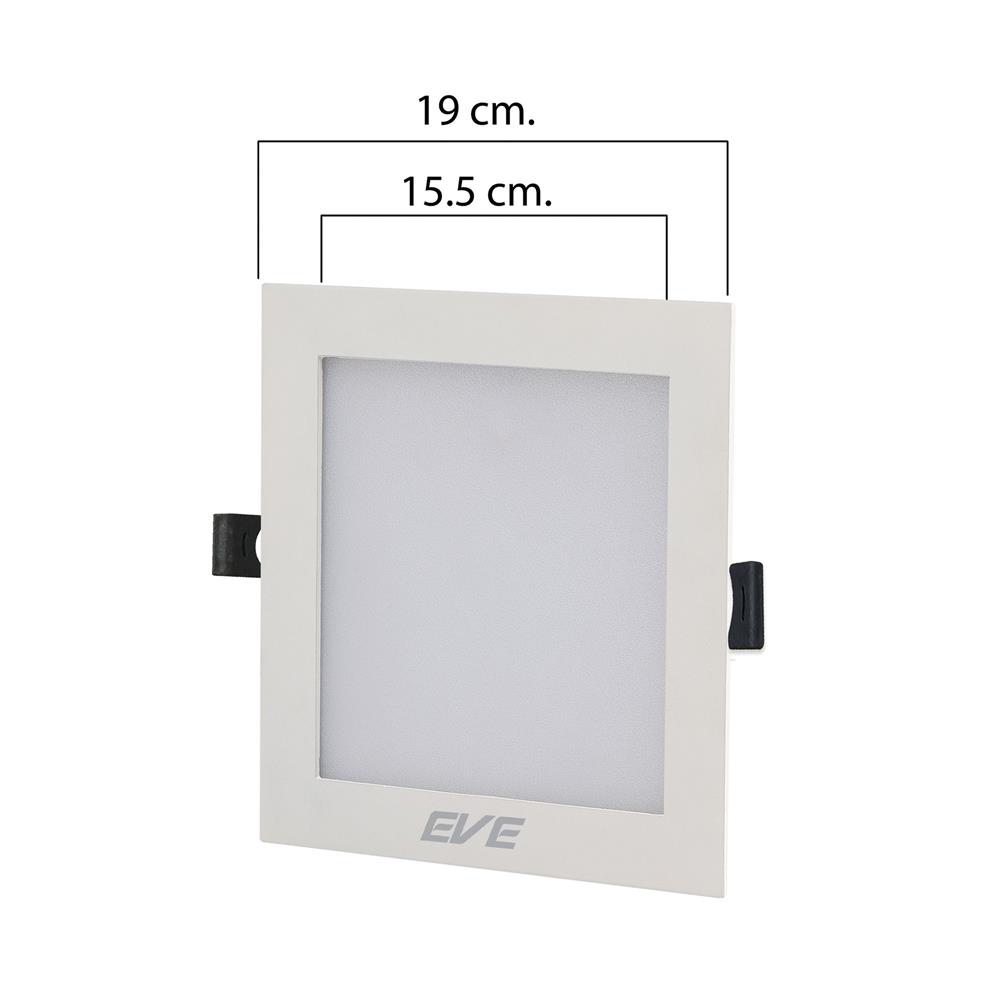 ดาวน์ไลท์ LED EVE PANEL SQUARE LED 7.5 นิ้ว 15 วัตต์ DAYLIGHT สีขาว