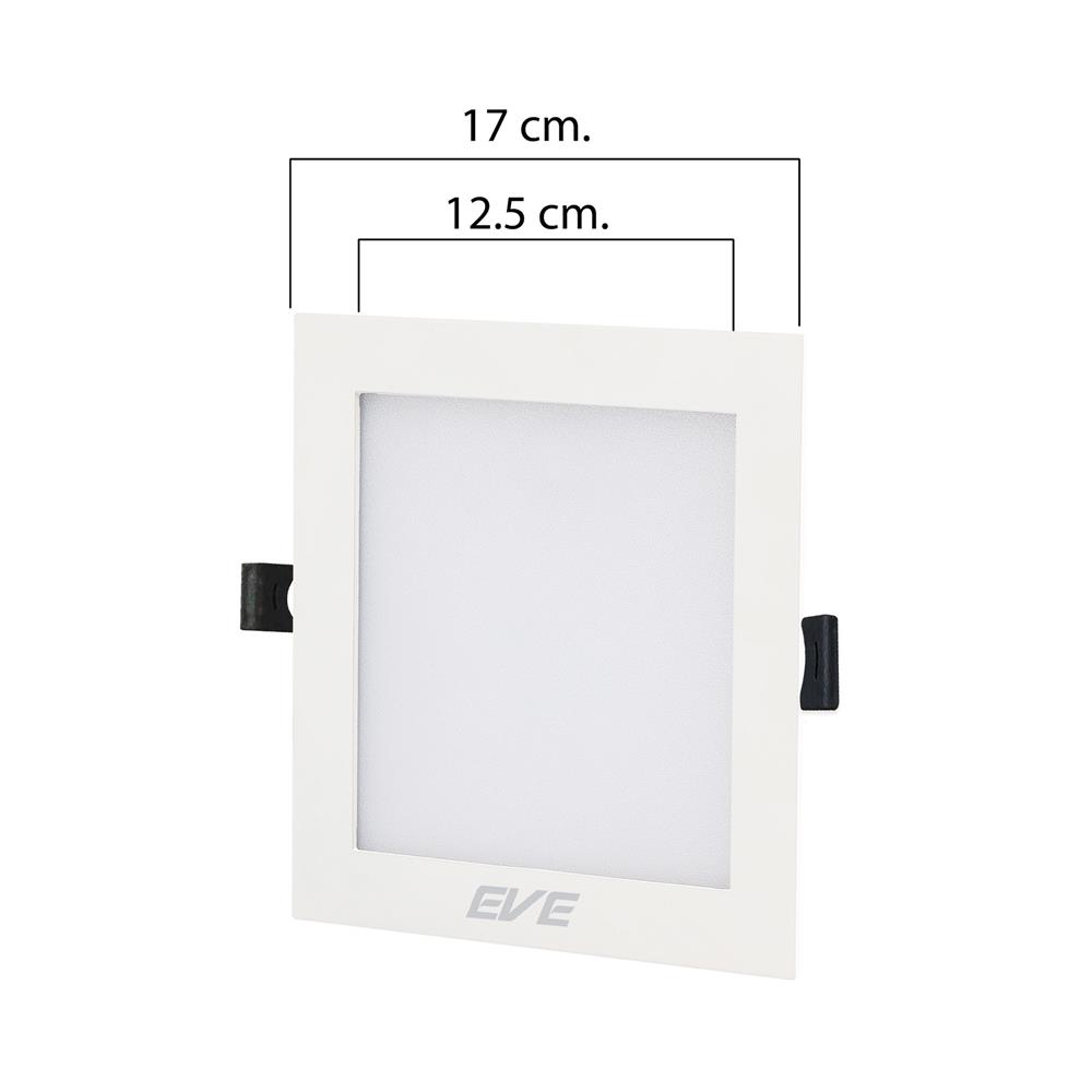 ดาวน์ไลท์ LED EVE PANEL SQUARE LED 5 นิ้ว 12 วัตต์ DAYLIGHT สีขาว