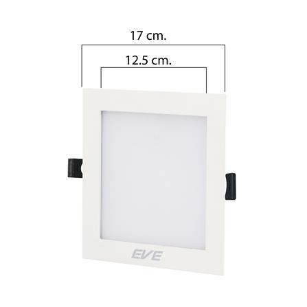 ดาวน์ไลท์ LED EVE PANEL SQUARE LED 5 นิ้ว 12 วัตต์ DAYLIGHT สีขาว_4