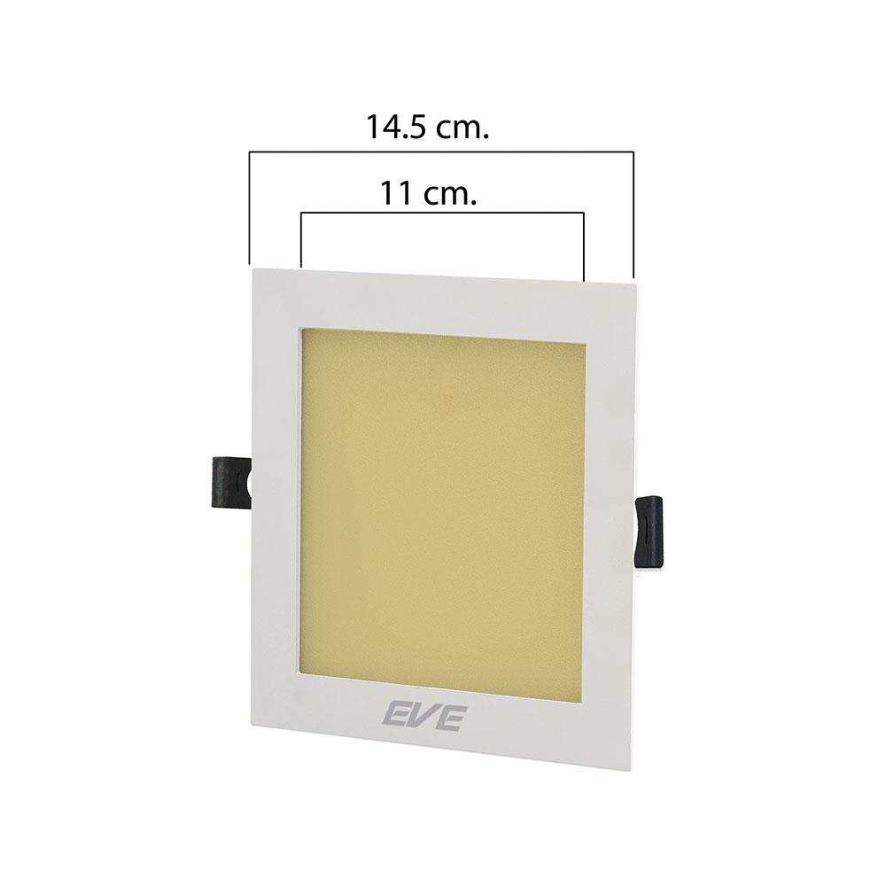 ดาวน์ไลท์ LED EVE PANEL 4 นิ้ว 9 วัตต์ WARM WHITE สีขาว