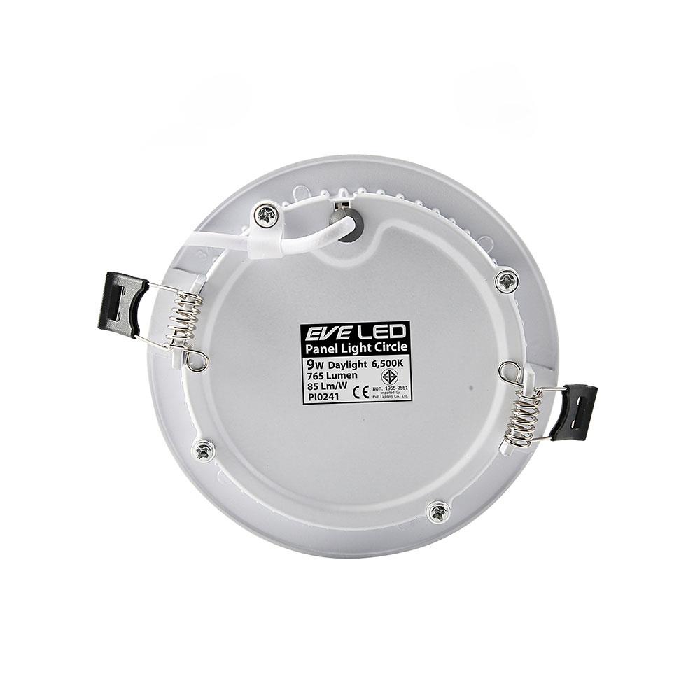 ดาวน์ไลท์ LED EVE PANEL CIRCLE 5.71 นิ้ว 9 วัตต์ DAYLIGHT สีขาว
