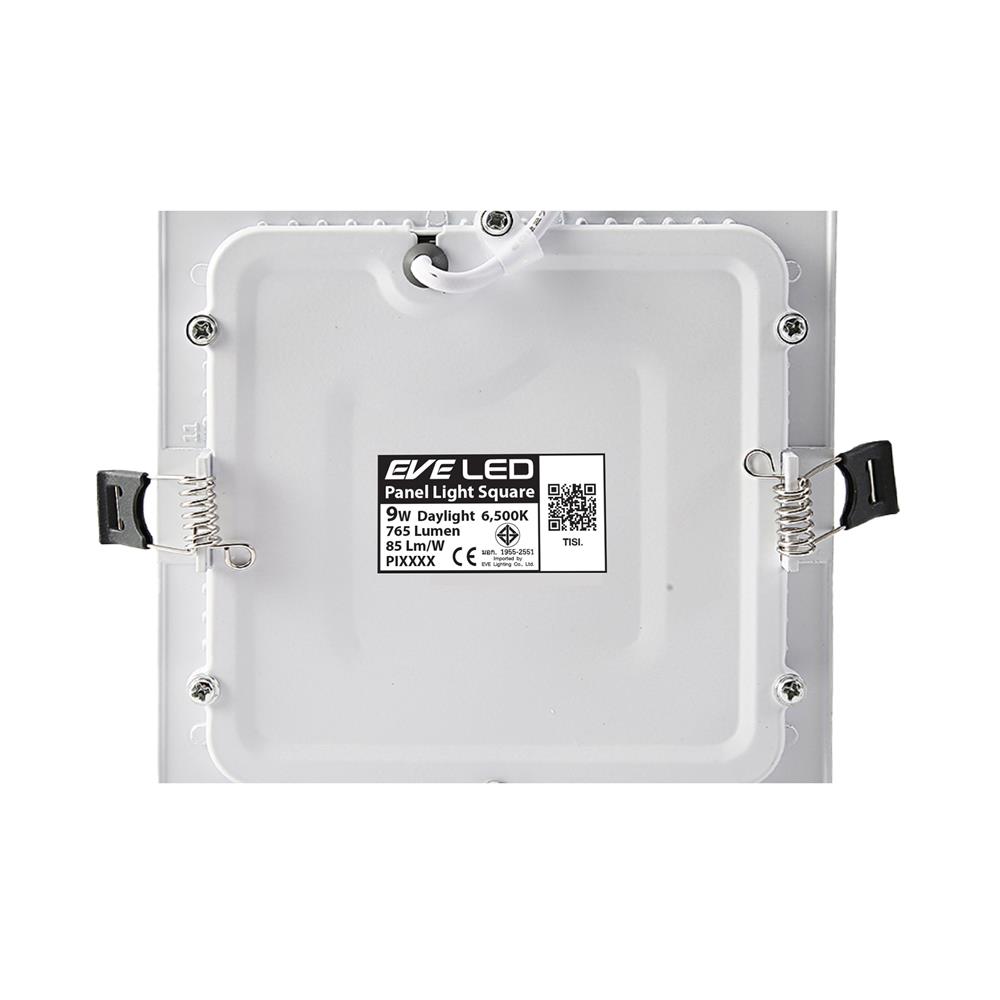 ดาวน์ไลท์ LED EVE PANEL SQUARE LED 4 นิ้ว 9 วัตต์ DAYLIGHT สีขาว