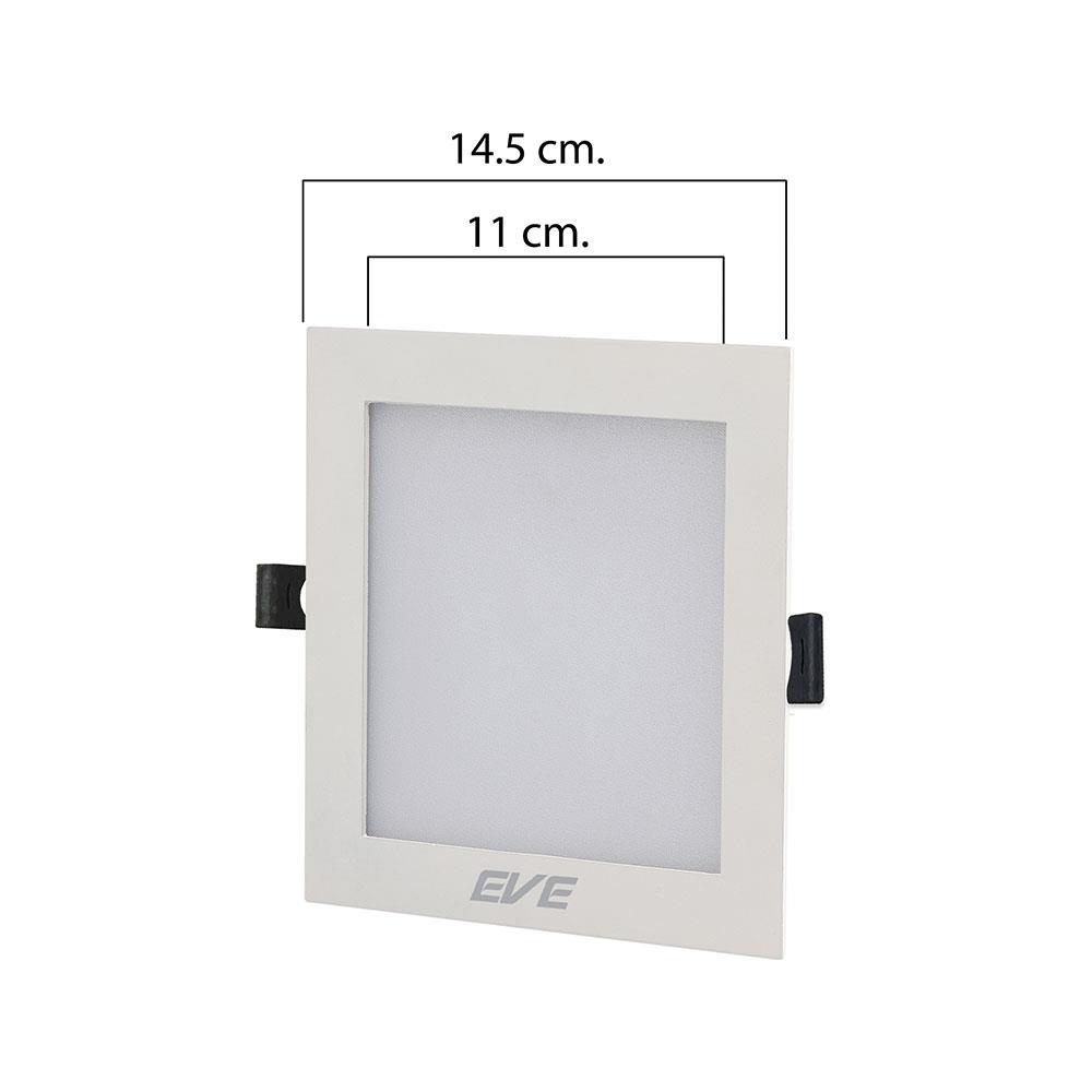 ดาวน์ไลท์ LED EVE PANEL SQUARE LED 4 นิ้ว 9 วัตต์ DAYLIGHT สีขาว