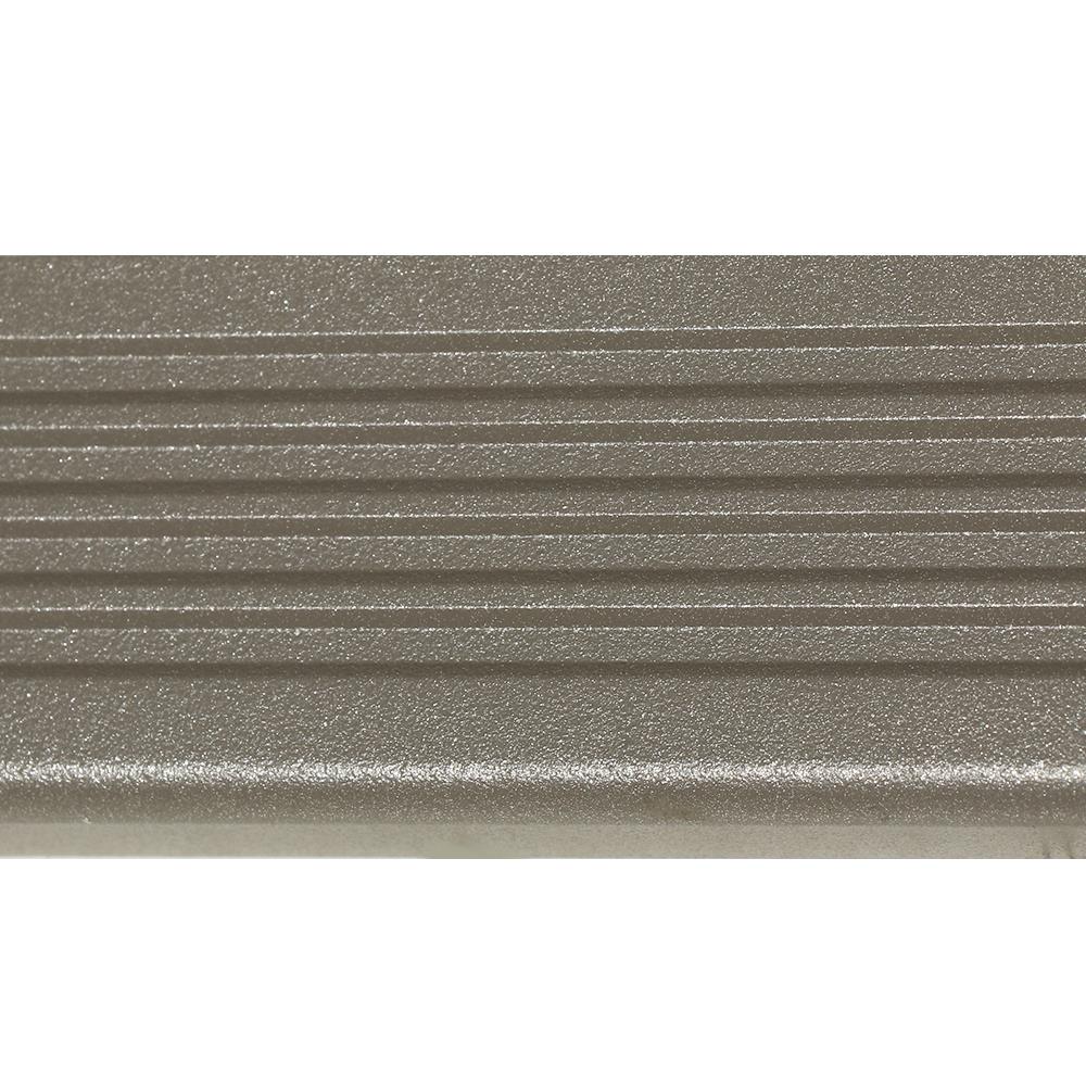 จมูกบันไดอะลูมิเนียมNDP402002พาวเดอโค้ทเทาเข้ม2ม.