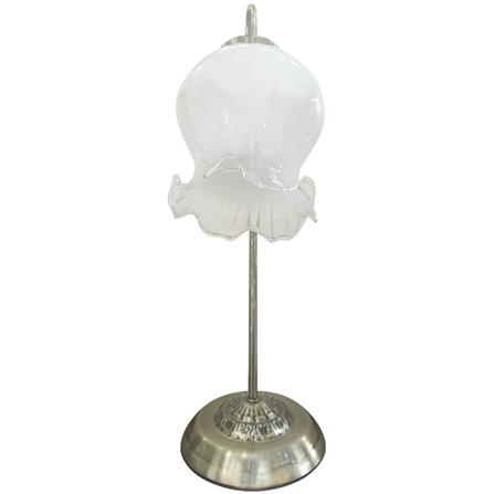 ไฟตั้งโต๊ะ CARINI T9682-1 สีขาวใส/ทองเหลือง_0