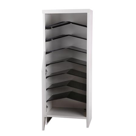 ตู้วางรองเท้า KIOSK AN-01 สีขาว/ดำ_2