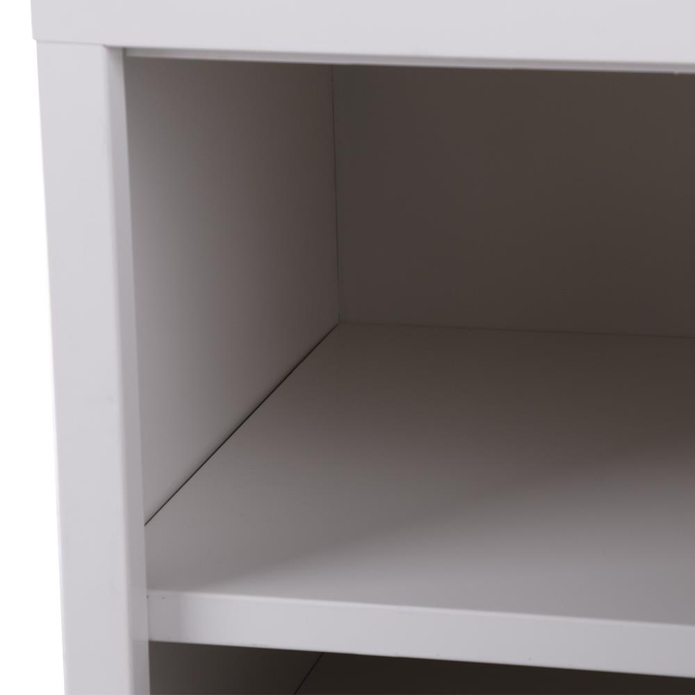 ตู้เหล็กบานเปิดทึบ KIOSK UNI-1 สีขาว/ดำ