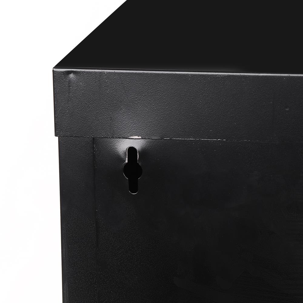 ตู้เหล็กบานเปิดทึบ KIOSK SW-102 60 ซม. สีดำ