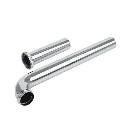 ท่อน้ำทิ้งอ่างล้างหน้าพีแทรป 30 ซม. BATH TIME BT-009-30 สีโครม_2