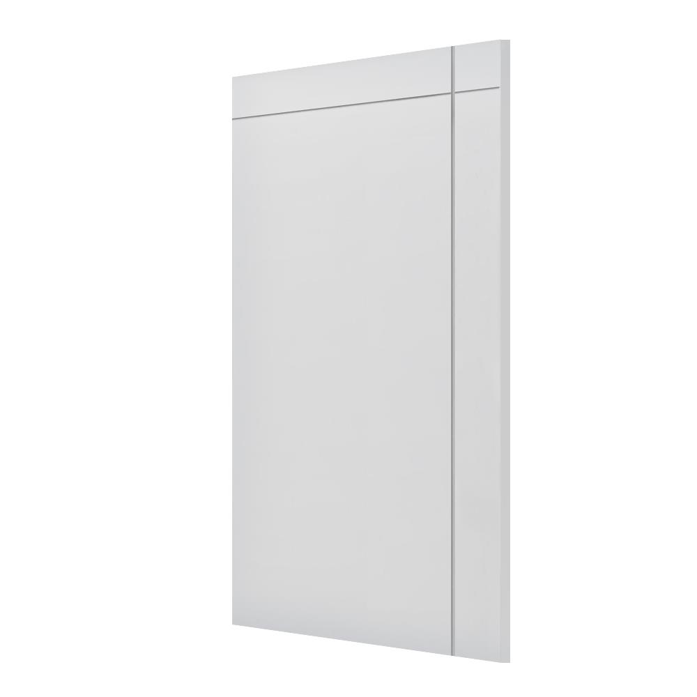 ประตู UPVC ไม่เจาะลูกบิด PARAZZO ED บานทึบ 100X200 ซม. สีขาว