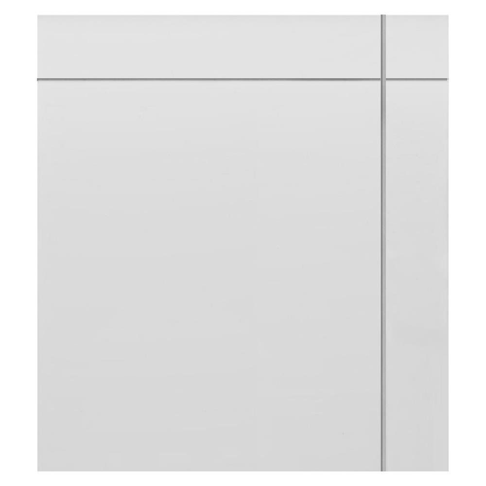 ประตู UPVC ไม่เจาะลูกบิด PARAZZO ED บานทึบ 100X200 ซม. สีขาว