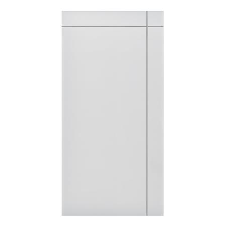 ประตู UPVC ไม่เจาะลูกบิด PARAZZO ED บานทึบ 100X200 ซม. สีขาว_0