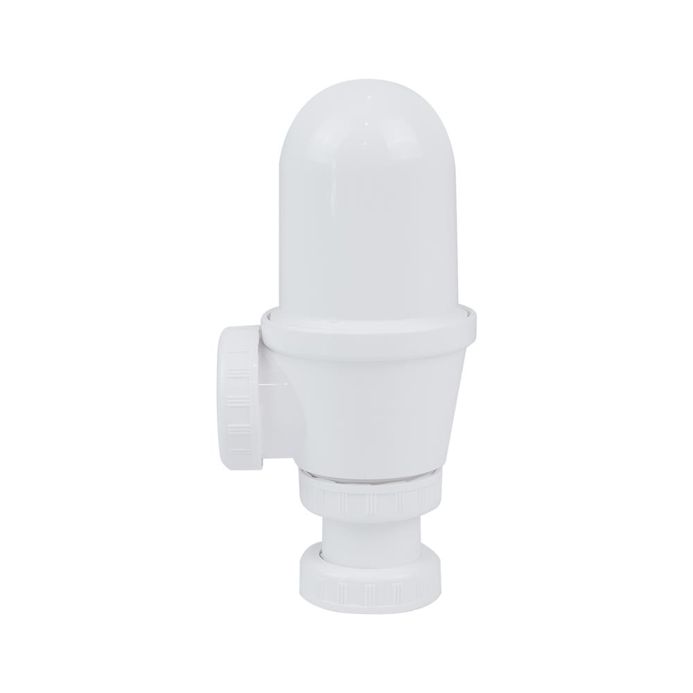 ท่อน้ำทิ้งอ่างล้างหน้ากระปุก MOYA BT-ABS 20 ซม. สีขาว