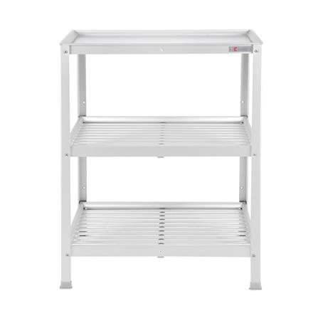 ชั้นคว่ำจานบนเรียบ S อะลูมิเนียม 3 ชั้น EKONO_2