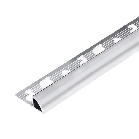 คิ้วอะลูมิเนียมมุมโค้งกลาง DP 9 มม. 2.1 ม. สีไฮกลอส_0