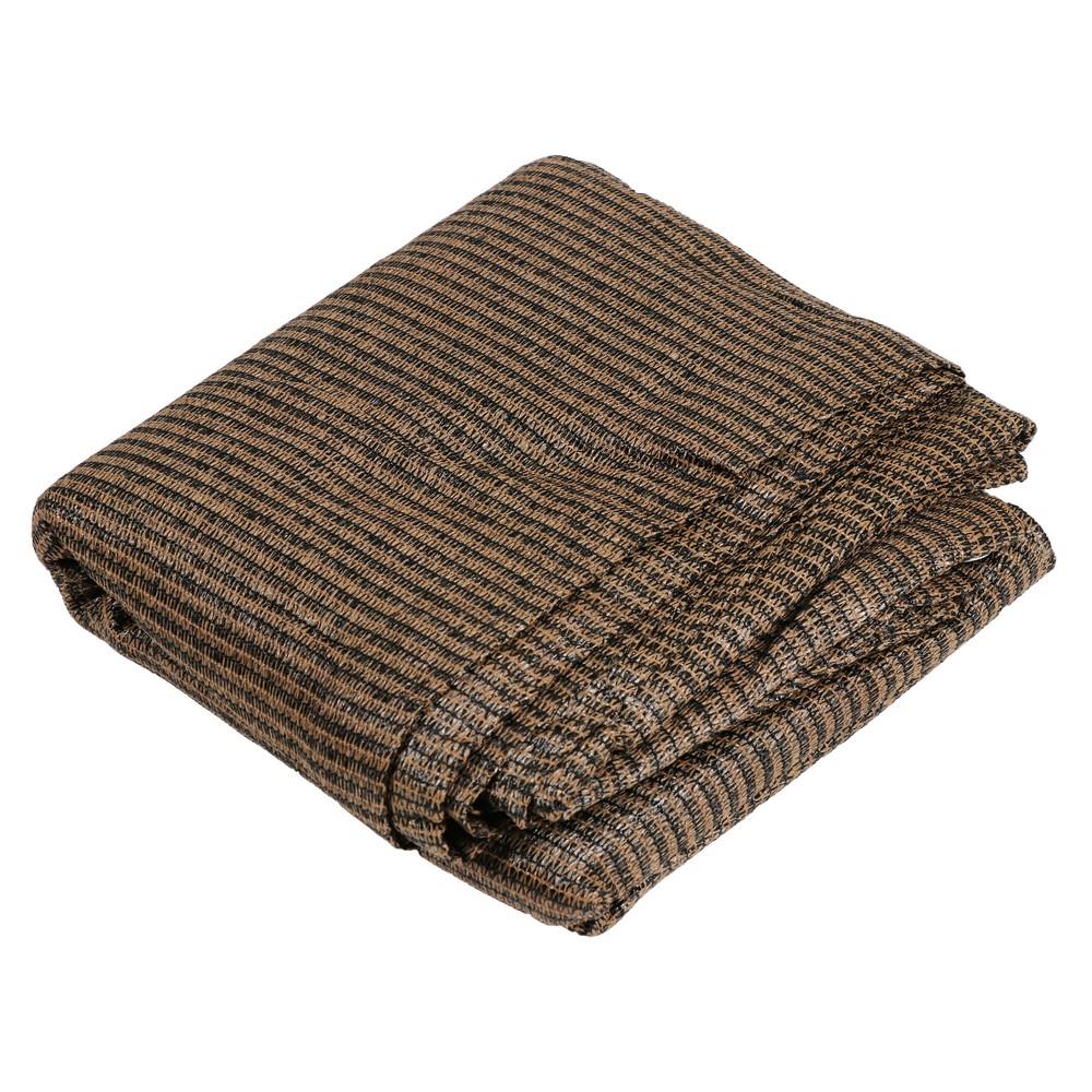 สแลนแพ็กกรองแสง 90 เปอร์เซ็นต์ SPRING 2X3 ม. สีมอคค่า เจาะตาไก่