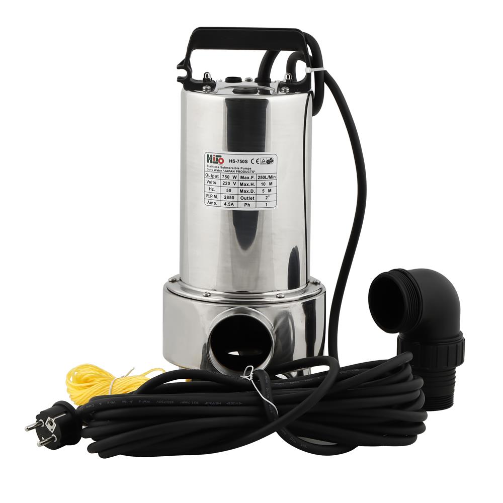 ปั๊มจุ่มน้ำเสีย HISO HS-750S 750 วัตต์