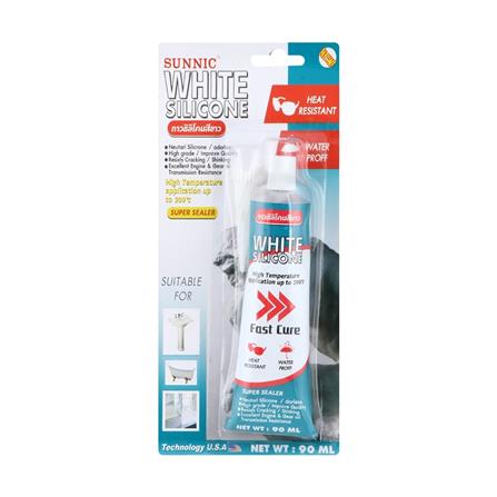 ซิลิโคนไร้กรด SUNNIC 90 มล. สีขาว_1