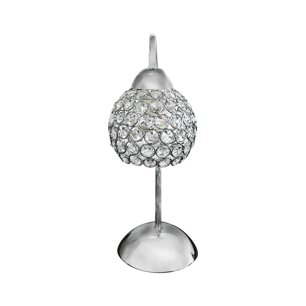 ไฟตั้งโต๊ะ CARINI T9648-1 สีคริสตัล/โลหะ