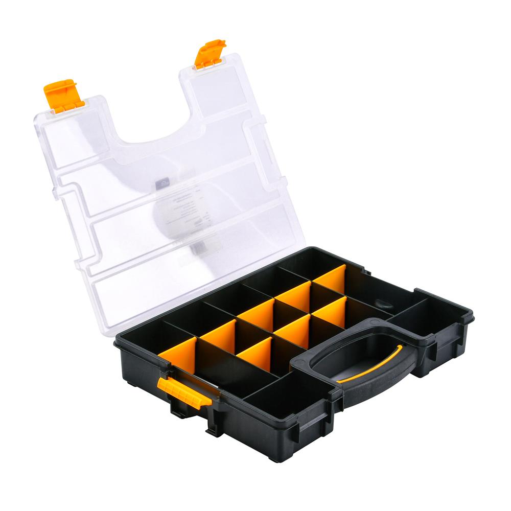 กล่องพลาสติก DIY MATALL HL30139 14 นิ้ว สีดำ-เหลือง