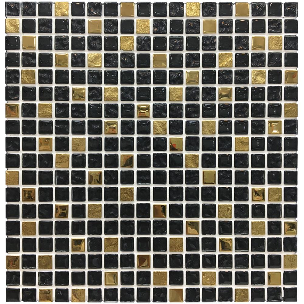 โมเสคแก้ว 30x30 ซม. โบนันซ่า ทอง 1