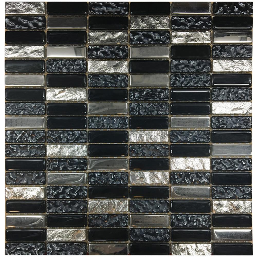 โมเสคแก้ว 30x30 ซม. GLASCERA โบนันซ่า เงิน 5