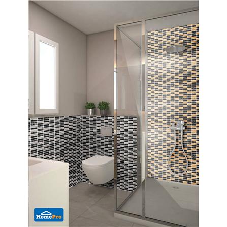 โมเสคแก้ว 30x30 ซม. GLASCERA โบนันซ่า เงิน 5_3