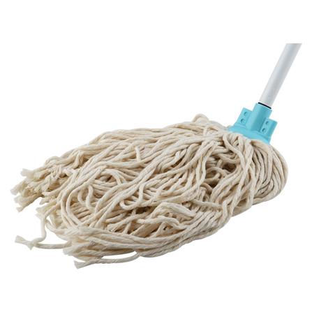 ไม้ม็อบคอตตอนหัวจุกเกลียว BE MAN 6 นิ้ว สีขาว_1