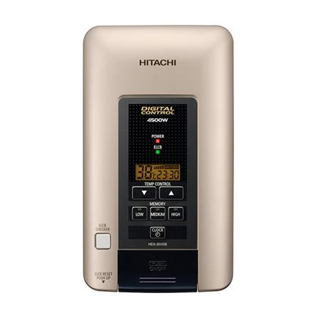 เครื่องทำน้ำอุ่น HITACHI HES 45VDS 4500 วัตต์ สีทอ...