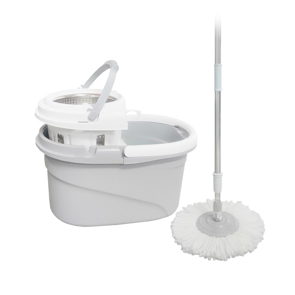 ชุดอุปกรณ์ถังปั่นพร้อมไม้ม็อบ POWER GREEN MASTER 8